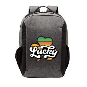 Lucky Sign Clover Leaf St Patricks Day Vector Backpack