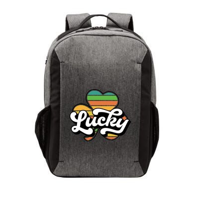 Lucky Sign Clover Leaf St Patricks Day Vector Backpack