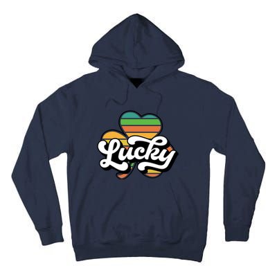 Lucky Sign Clover Leaf St Patricks Day Tall Hoodie