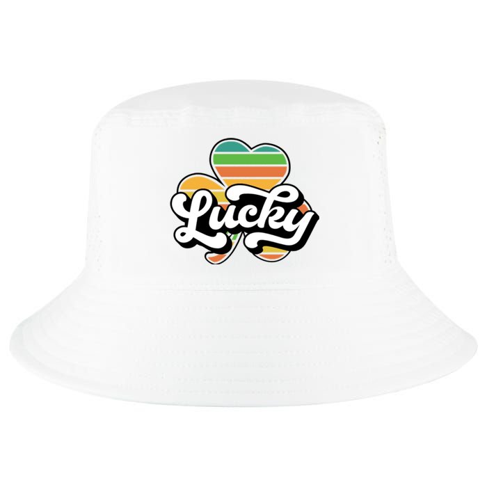 Lucky Sign Clover Leaf St Patricks Day Cool Comfort Performance Bucket Hat