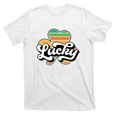 Lucky Sign Clover Leaf St Patricks Day T-Shirt