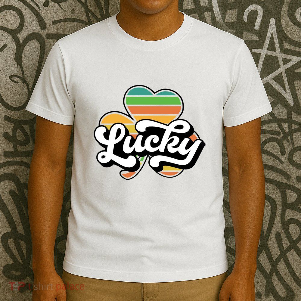 Lucky Sign Clover Leaf St Patricks Day T-Shirt