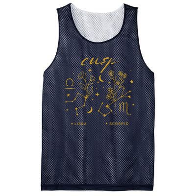 Libra Scorpio Cusp Zodiac Horoscope October Birth Month Mesh Reversible Basketball Jersey Tank