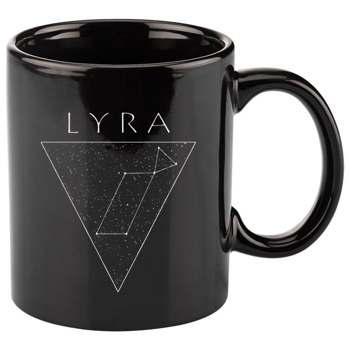Lyra Star Constellation Lyran Starseed 11oz C Handle Ceramic Mug