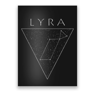 Lyra Star Constellation Lyran Starseed Poster