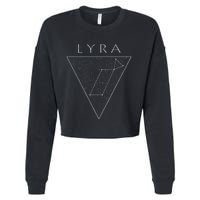 Lyra Star Constellation Lyran Starseed Cropped Pullover Crew