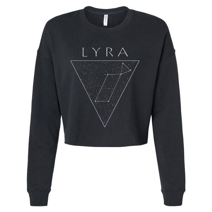 Lyra Star Constellation Lyran Starseed Cropped Pullover Crew