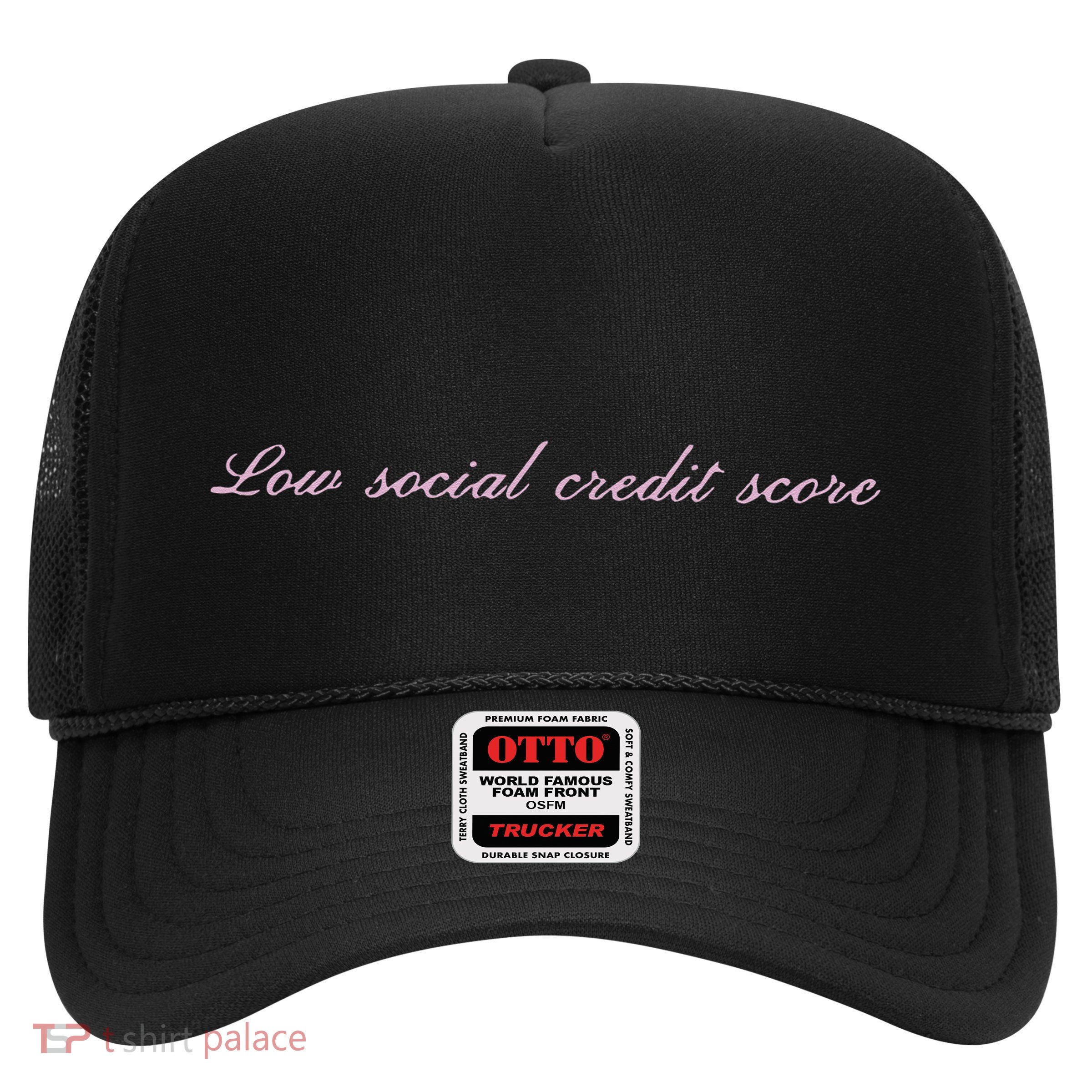 Low Social Credit Score Trucker Hat