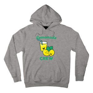 Lemonade Stand Crew and Boss Lemon Juice Summer Yellow Tall Hoodie