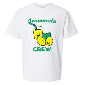 Lemonade Stand Crew and Boss Lemon Juice Summer Yellow Sueded Cloud Jersey T-Shirt