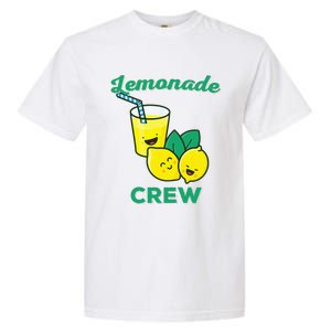 Lemonade Stand Crew and Boss Lemon Juice Summer Yellow Garment-Dyed Heavyweight T-Shirt