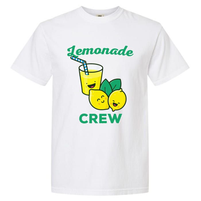 Lemonade Stand Crew and Boss Lemon Juice Summer Yellow Garment-Dyed Heavyweight T-Shirt