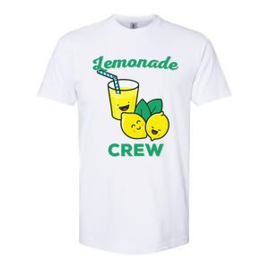 Lemonade Stand Crew and Boss Lemon Juice Summer Yellow Softstyle CVC T-Shirt