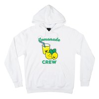 Lemonade Stand Crew and Boss Lemon Juice Summer Yellow Hoodie