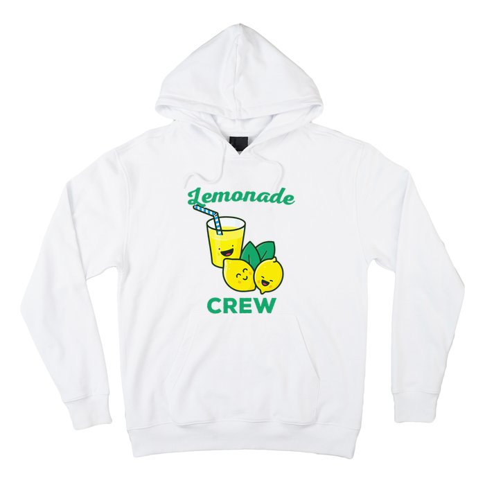 Lemonade Stand Crew and Boss Lemon Juice Summer Yellow Hoodie