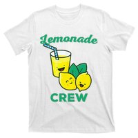 Lemonade Stand Crew and Boss Lemon Juice Summer Yellow T-Shirt