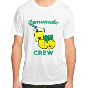 Lemonade Stand Crew and Boss Lemon Juice Summer Yellow Adult ChromaSoft Performance T-Shirt