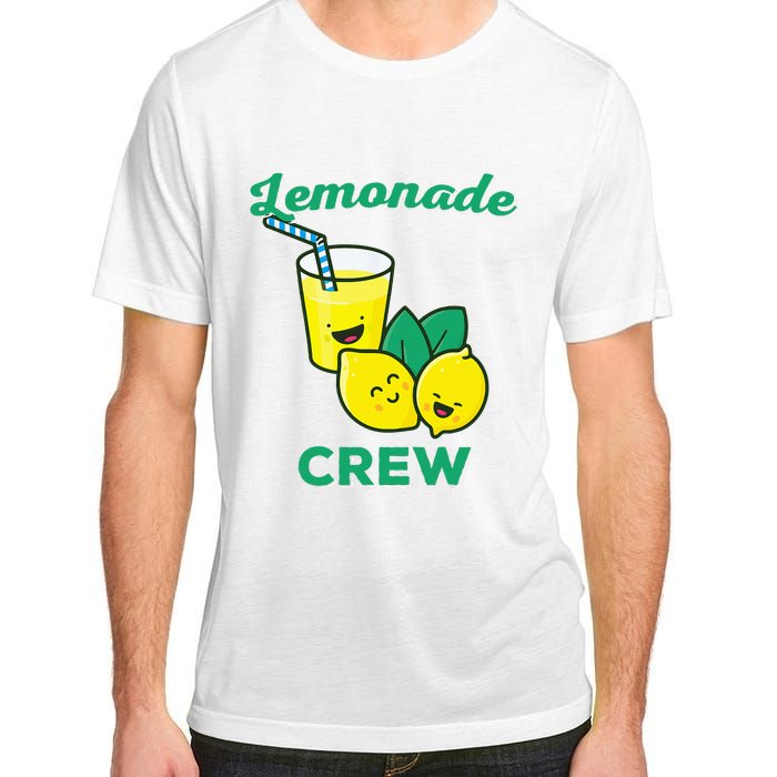 Lemonade Stand Crew and Boss Lemon Juice Summer Yellow Adult ChromaSoft Performance T-Shirt