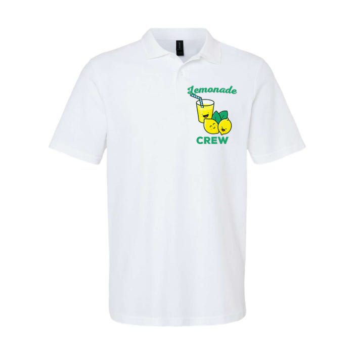 Lemonade Stand Crew and Boss Lemon Juice Summer Yellow Softstyle Adult Sport Polo