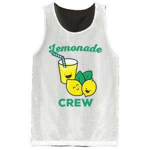 Lemonade Stand Crew and Boss Lemon Juice Summer Yellow Mesh Reversible Basketball Jersey Tank