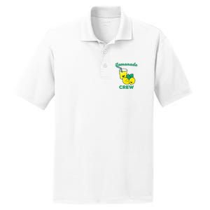 Lemonade Stand Crew and Boss Lemon Juice Summer Yellow PosiCharge RacerMesh Polo