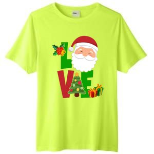 Love Santa Claus Christmas Holiday Cute Tall Fusion ChromaSoft Performance T-Shirt