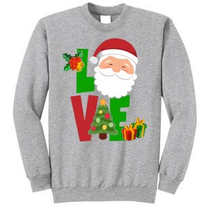 Love Santa Claus Christmas Holiday Cute Sweatshirt