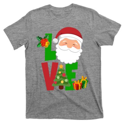 Love Santa Claus Christmas Holiday Cute T-Shirt