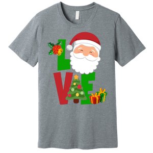 Love Santa Claus Christmas Holiday Cute Premium T-Shirt