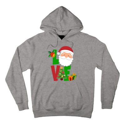 Love Santa Claus Christmas Holiday Cute Tall Hoodie