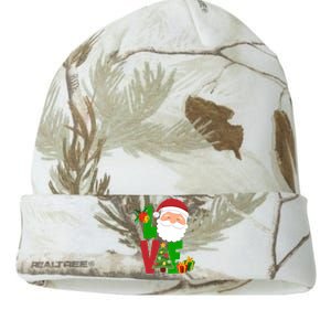 Love Santa Claus Christmas Holiday Cute Kati Licensed 12" Camo Beanie