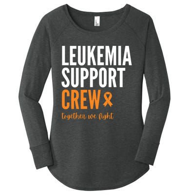 Leukemia Support Crew Together We Fight Women's Perfect Tri Tunic Long Sleeve Shirt