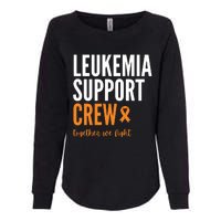 Leukemia Support Crew Together We Fight Womens California Wash Sweatshirt