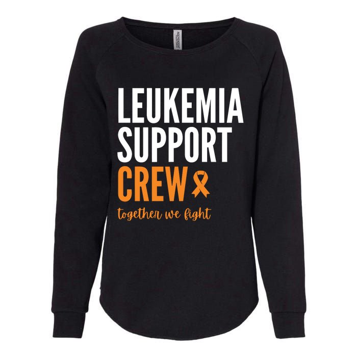 Leukemia Support Crew Together We Fight Womens California Wash Sweatshirt