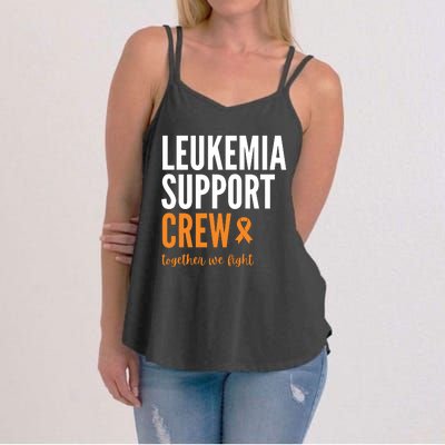 Leukemia Support Crew Together We Fight Women's Strappy Tank