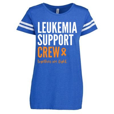 Leukemia Support Crew Together We Fight Enza Ladies Jersey Football T-Shirt