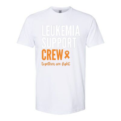 Leukemia Support Crew Together We Fight Softstyle® CVC T-Shirt