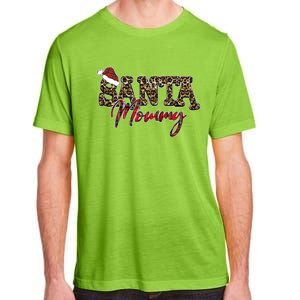 Leopard Santa Claus Christmas Western Santa Gift Adult ChromaSoft Performance T-Shirt