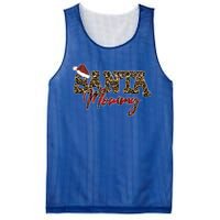 Leopard Santa Claus Christmas Western Santa Gift Mesh Reversible Basketball Jersey Tank