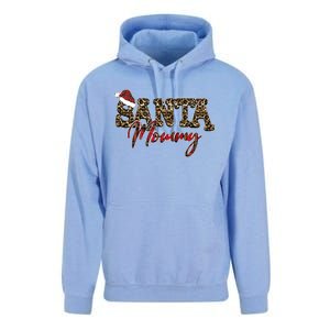 Leopard Santa Claus Christmas Western Santa Gift Unisex Surf Hoodie