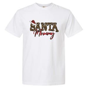 Leopard Santa Claus Christmas Western Santa Gift Garment-Dyed Heavyweight T-Shirt