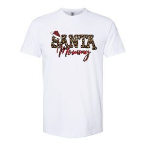 Leopard Santa Claus Christmas Western Santa Gift Softstyle CVC T-Shirt