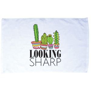 Looking Sharp Cactus For Cute Plant Cacti Gift Microfiber Hand Towel