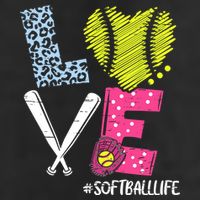 Love Softball Coach Player Softball Life Cool Comfort Performance Bucket Hat