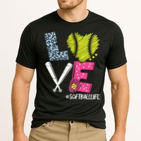 Love Softball Coach Player Softball Life Cooling Performance Crew T-Shirt