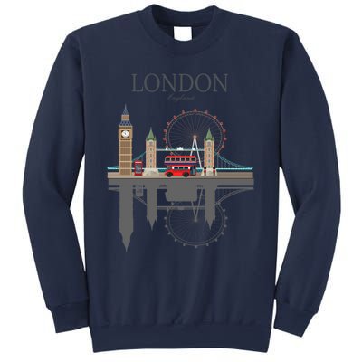 London Souvenir City Vintage British UK Gift Sweatshirt