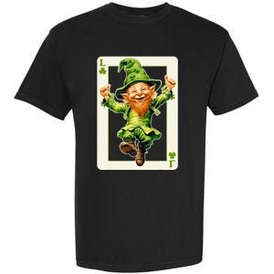 Leprechaun Shamrock Card St Paddys Day Festival Garment-Dyed Heavyweight T-Shirt