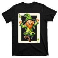 Leprechaun Shamrock Card St Paddys Day Festival T-Shirt