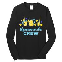 Lemonade Stand Crew and Boss Lemon Juice Summer Long Sleeve Shirt