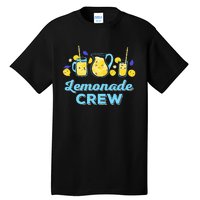 Lemonade Stand Crew and Boss Lemon Juice Summer Tall T-Shirt